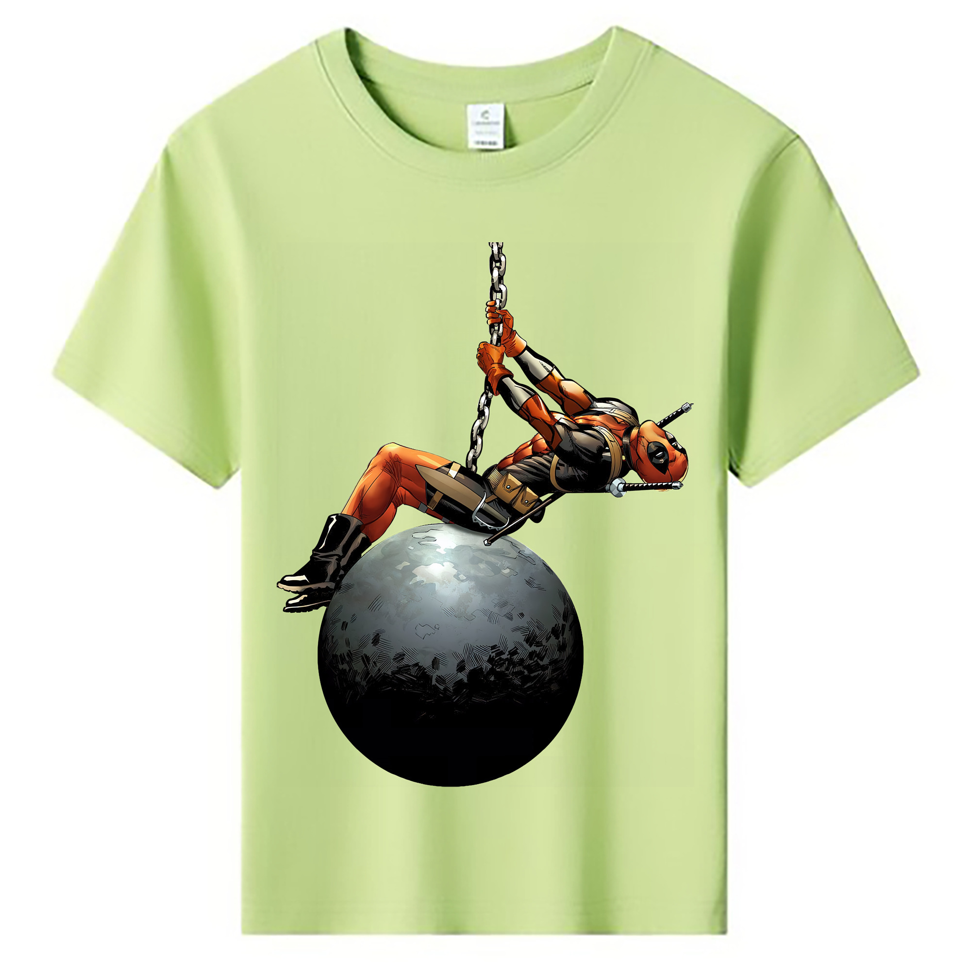（画像用） Deadpool デッドプール 綿100％キッズTシャツ（フロントプリント）